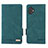 Custodia Portafoglio In Pelle Cover con Supporto L03Z per Samsung Galaxy XCover 6 Pro 5G Verde