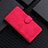 Custodia Portafoglio In Pelle Cover con Supporto L03Z per Xiaomi Poco F3 GT 5G Rosa Caldo