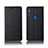 Custodia Portafoglio In Pelle Cover con Supporto L04 per Huawei Honor 8X Nero