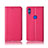 Custodia Portafoglio In Pelle Cover con Supporto L04 per Huawei Honor 8X Rosso