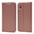 Custodia Portafoglio In Pelle Cover con Supporto L04 per Huawei Honor Play 8 Oro Rosa