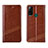 Custodia Portafoglio In Pelle Cover con Supporto L04 per Huawei Honor Play4T Arancione