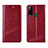 Custodia Portafoglio In Pelle Cover con Supporto L04 per Huawei Honor Play4T Rosso