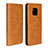 Custodia Portafoglio In Pelle Cover con Supporto L04 per Huawei Mate 20 Pro Arancione