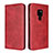 Custodia Portafoglio In Pelle Cover con Supporto L04 per Huawei Mate 20 Rosso