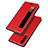 Custodia Portafoglio In Pelle Cover con Supporto L04 per Huawei P20 Pro Rosso