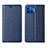 Custodia Portafoglio In Pelle Cover con Supporto L04 per Motorola Moto G 5G Plus Blu
