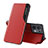 Custodia Portafoglio In Pelle Cover con Supporto L04 per Oppo Reno9 Pro+ Plus 5G Rosso