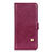 Custodia Portafoglio In Pelle Cover con Supporto L04 per Realme Narzo 20 Pro Rosso Rosa