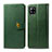 Custodia Portafoglio In Pelle Cover con Supporto L04 per Samsung Galaxy A42 5G Verde