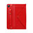 Custodia Portafoglio In Pelle Cover con Supporto L04 per Samsung Galaxy Tab S6 Lite 10.4 SM-P610 Rosso