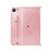 Custodia Portafoglio In Pelle Cover con Supporto L04 per Samsung Galaxy Tab S6 Lite 4G 10.4 SM-P615 Oro Rosa