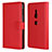 Custodia Portafoglio In Pelle Cover con Supporto L04 per Sony Xperia XZ2 Rosso
