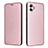 Custodia Portafoglio In Pelle Cover con Supporto L04Z per Samsung Galaxy A04E Oro Rosa