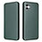 Custodia Portafoglio In Pelle Cover con Supporto L04Z per Samsung Galaxy M04 Verde