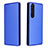 Custodia Portafoglio In Pelle Cover con Supporto L04Z per Sony Xperia 1 III Blu