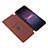 Custodia Portafoglio In Pelle Cover con Supporto L04Z per Sony Xperia 1 V