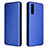 Custodia Portafoglio In Pelle Cover con Supporto L04Z per Sony Xperia 10 III Blu