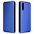 Custodia Portafoglio In Pelle Cover con Supporto L04Z per Sony Xperia 10 III Lite Blu