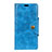 Custodia Portafoglio In Pelle Cover con Supporto L05 per Asus Zenfone Max ZB555KL Blu