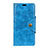 Custodia Portafoglio In Pelle Cover con Supporto L05 per Asus Zenfone Max ZB663KL Blu