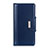 Custodia Portafoglio In Pelle Cover con Supporto L05 per Huawei Honor Play4T Pro Blu