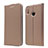 Custodia Portafoglio In Pelle Cover con Supporto L05 per Huawei Honor V10 Lite Oro Rosa