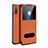 Custodia Portafoglio In Pelle Cover con Supporto L05 per Huawei Mate 40 Lite 5G Arancione