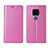 Custodia Portafoglio In Pelle Cover con Supporto L05 per Huawei Nova 5i Pro Rosa