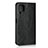 Custodia Portafoglio In Pelle Cover con Supporto L05 per Huawei P40 Lite Nero