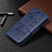 Custodia Portafoglio In Pelle Cover con Supporto L05 per Nokia 1.3 Blu