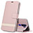 Custodia Portafoglio In Pelle Cover con Supporto L05 per Oppo A11X Oro Rosa