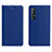 Custodia Portafoglio In Pelle Cover con Supporto L05 per Oppo Reno3 Pro Blu