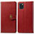 Custodia Portafoglio In Pelle Cover con Supporto L05 per Samsung Galaxy A81 Rosso