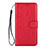 Custodia Portafoglio In Pelle Cover con Supporto L05 per Samsung Galaxy S20 Ultra 5G Rosso