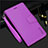 Custodia Portafoglio In Pelle Cover con Supporto L05 per Samsung Galaxy S21 Plus 5G Viola