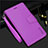 Custodia Portafoglio In Pelle Cover con Supporto L05 per Samsung Galaxy S23 Ultra 5G Viola