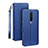 Custodia Portafoglio In Pelle Cover con Supporto L05 per Xiaomi Redmi K30 5G Blu