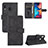 Custodia Portafoglio In Pelle Cover con Supporto L05Z per Samsung Galaxy A30 Nero