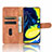 Custodia Portafoglio In Pelle Cover con Supporto L05Z per Samsung Galaxy A80