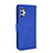 Custodia Portafoglio In Pelle Cover con Supporto L05Z per Samsung Galaxy M32 5G Blu