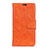 Custodia Portafoglio In Pelle Cover con Supporto L06 per Alcatel 1X (2019) Arancione