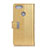 Custodia Portafoglio In Pelle Cover con Supporto L06 per Asus Zenfone Max Plus M1 ZB570TL Oro