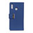 Custodia Portafoglio In Pelle Cover con Supporto L06 per Asus Zenfone Max ZB555KL Blu