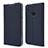 Custodia Portafoglio In Pelle Cover con Supporto L06 per Huawei Enjoy 9 Blu