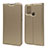 Custodia Portafoglio In Pelle Cover con Supporto L06 per Huawei Honor 9A Oro