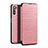 Custodia Portafoglio In Pelle Cover con Supporto L06 per Huawei Mate 40 Lite 5G Oro Rosa