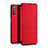 Custodia Portafoglio In Pelle Cover con Supporto L06 per Huawei Mate 40 Lite 5G Rosso