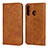 Custodia Portafoglio In Pelle Cover con Supporto L06 per Huawei Nova 4e Arancione