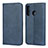 Custodia Portafoglio In Pelle Cover con Supporto L06 per Huawei P30 Lite Blu